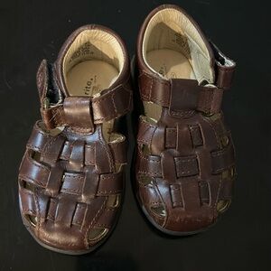 Toddler leather sandals